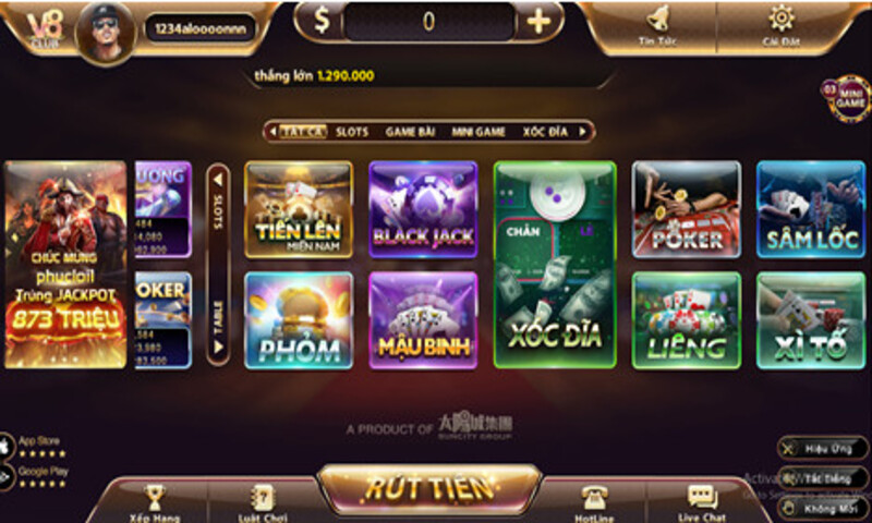 Đa dạng các trò chơi nổi bật tại cổng game